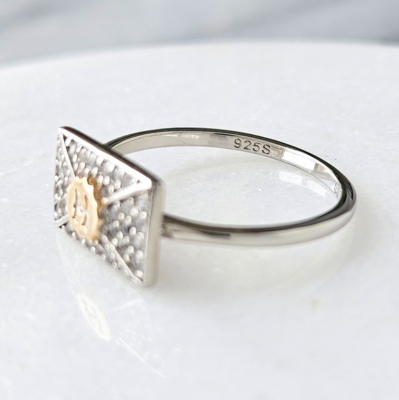 Harry Potter Hogwarts Acceptance Letter Ring, solid 925 Sterling Silver - Picture 5 of 7